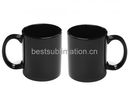 11oz Full Black Color Mug