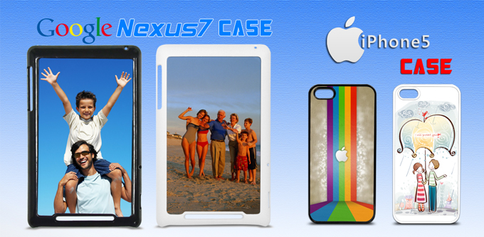 iPhone 5 and Google Nexus7 Sublimation Covers from BestSub