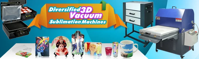 Three Different Types of 3D Vacuum Sublimation Machines from
