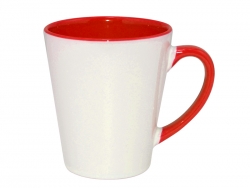 Mug Funny rouge coniques Latte petits Sublimation Transfert Thermique