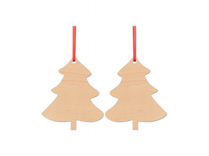 Sublimation Blanks Plywood Ornament Tree(Single Side)