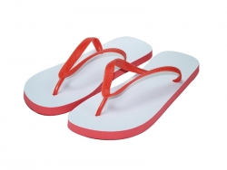 Tongs taille L rouge Sublimation Transfert Thermique