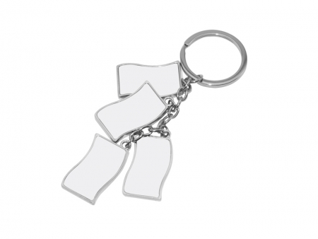 Flag Shape Sublimation Key Chain