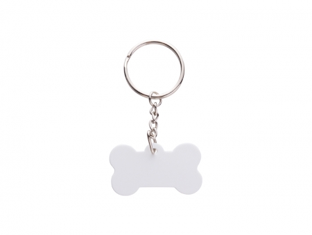 Sublimation Plastic Dog Tag (Bone-Shape, 25*45*2mm)