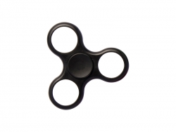 Spinner Plástico Sem Insert (Redemoinho, Preto)