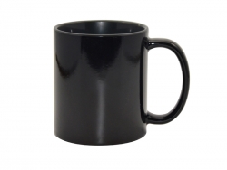 Mug magique 330 ml noir avec intérieur noir Sublimation Transfert Thermique