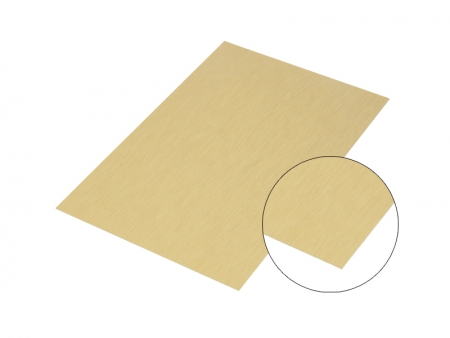 Sublimation Gold Aluminum Brush Board