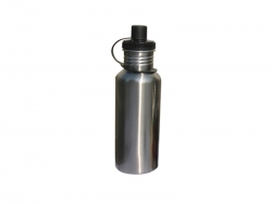 600ml Stainless Steel Bottle-Silver