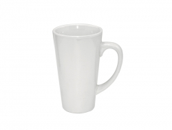 Mug blanc coniques Latte grands JS Coating Sublimation Transfert Thermique