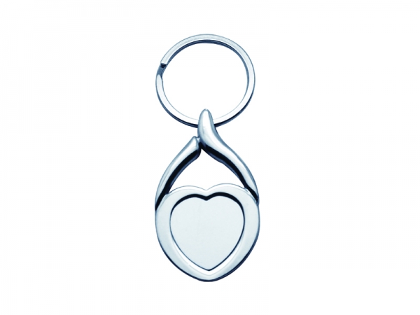 Sublimation Heart Shaped Key Ring YA61