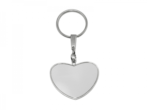 Sublimation Big Heart Key Ring