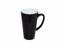 Mug magique noir coniques Latte grands A+ Sublimation Transfert Thermique