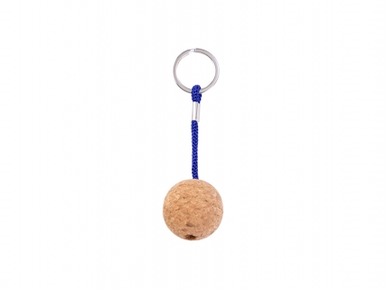 Engraving Blanks Cork Keychain w/ Magnet(Ball Shape)