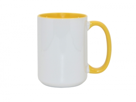 Sublimation 15oz Inner Rim Color - Yellow