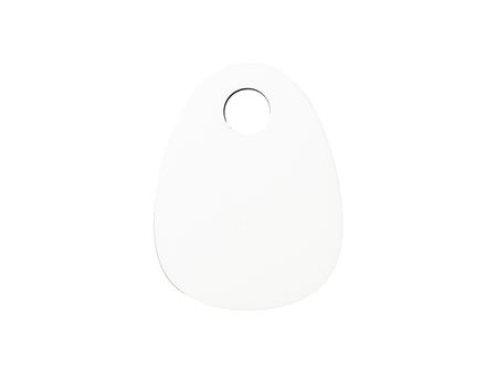Sublimation Blanks Hardboard Name Tag (6.5*5*0.3cm,Egg Shape)