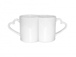 2 mugs blancs pour couple Sublimation Transfert Thermique