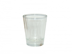 Verre shooter en verre transparent 45 ml Sublimation Transfert Thermique