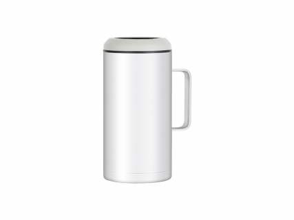 47oz/1400ml Sublimation Stainless Steel Beer Cooler (White)