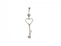 Piercing nombril coeur Sublimation Transfert Thermique