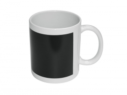 Mug patch magique noir Sublimation Transfert Thermique