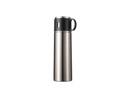 17OZ/500ml Sublimation Stainless Steel Bottle (Silver)