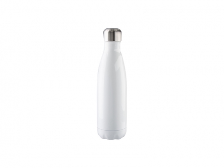 Sublimation 17oz Stainless Steel Coka Shaped Bottle (White)