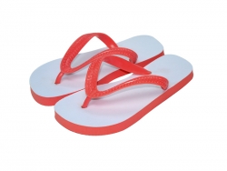 Tongs enfant taille S rouge Sublimation Transfert Thermique