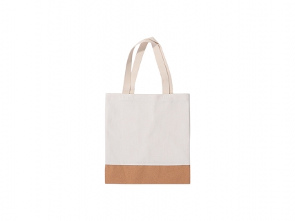 Sublimation Blanks Linen Stitching Cork Eco-Friendly Shopping Bag