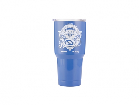 30oz/900ml UV Stainless Steel Tumbler (Blue)