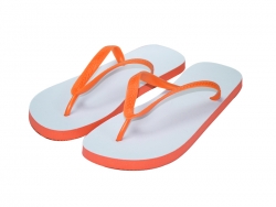 Tongs taille L orange Sublimation Transfert Thermique