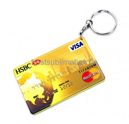 Credit Card Plastic Keychain 53*85mm