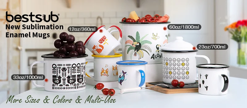 Buy Sublimation Enamel Mug at Matt's Warehouse Deals