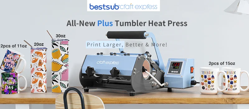 40oz Tumbler Heat Press - BestSub - Sublimation Blanks,Sublimation