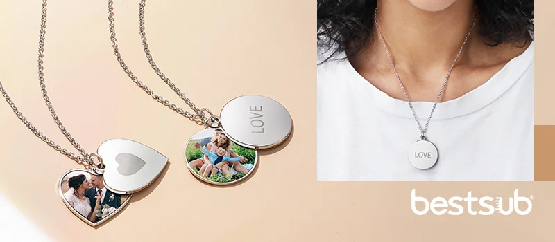 Make Sublimation Locket Necklaces the Unique Gifts for Your Loved