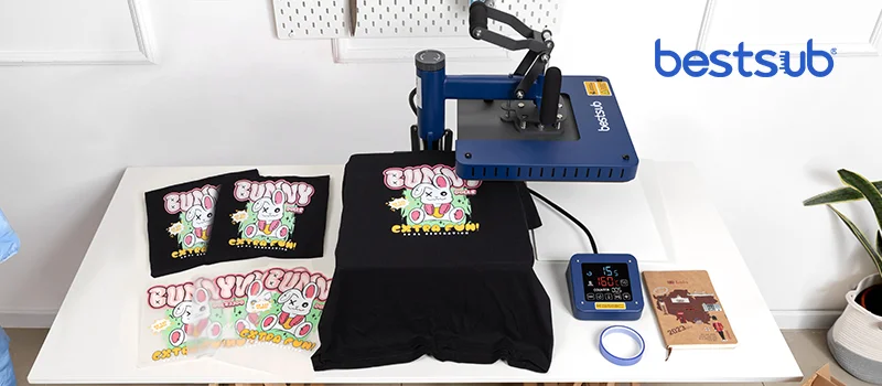 Sublimation Printer, Swing Arm Heat Press Package