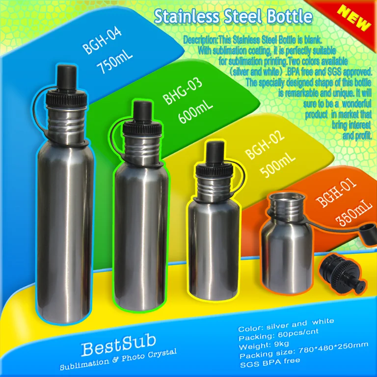Water Bottles - BestSub - Sublimation Blanks,Sublimation Mugs,Heat  Press,LaserBox,Engraving Blanks,UV&DTF Printing