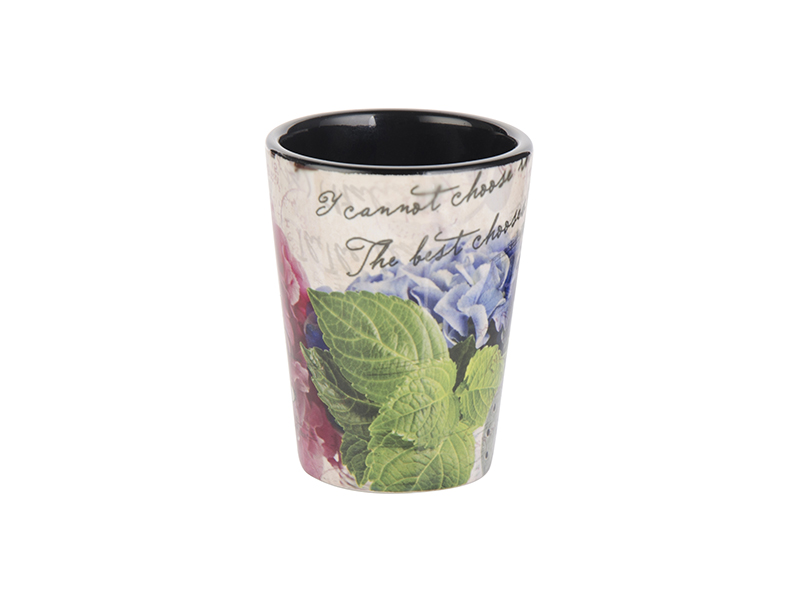 Download Sublimation 1.5oz Ceramic Shot Glass-Two Tone Black - BestSub - Sublimation Blanks,Sublimation ...