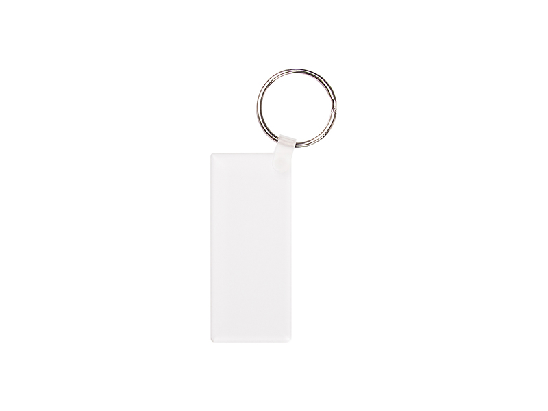 Sublimation Aluminum Keychain 2-Sided Blank Key tag Dye Printing