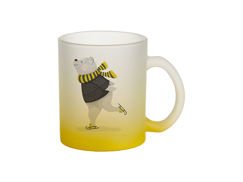 Sublimation 11oz Full Color Mug(Glossy, Yellow) - BestSub