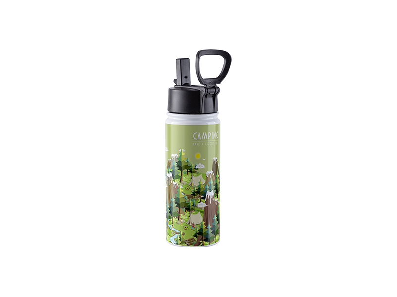 Botella de Agua Acero Inoxidable con Boquilla y Agarre Giratorio 18oz/550ml  (Blanco) - BestSub - Sublimation Blanks,Sublimation Mugs,Heat  Press,LaserBox,Engraving Blanks,UV&DTF Printing