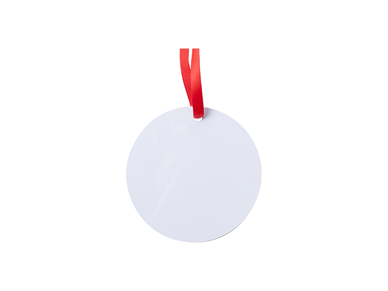 Sublimation Blank Metal Round Ornament (φ7.6cm) - BestSub