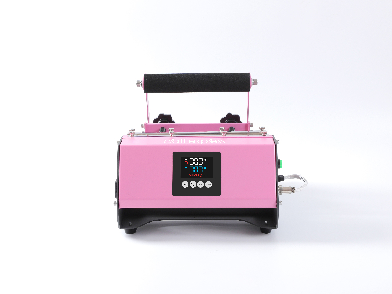 Sublifun 270P Sublimation Straight Skinny Tumbler Mug Heat Press Machine Pink
