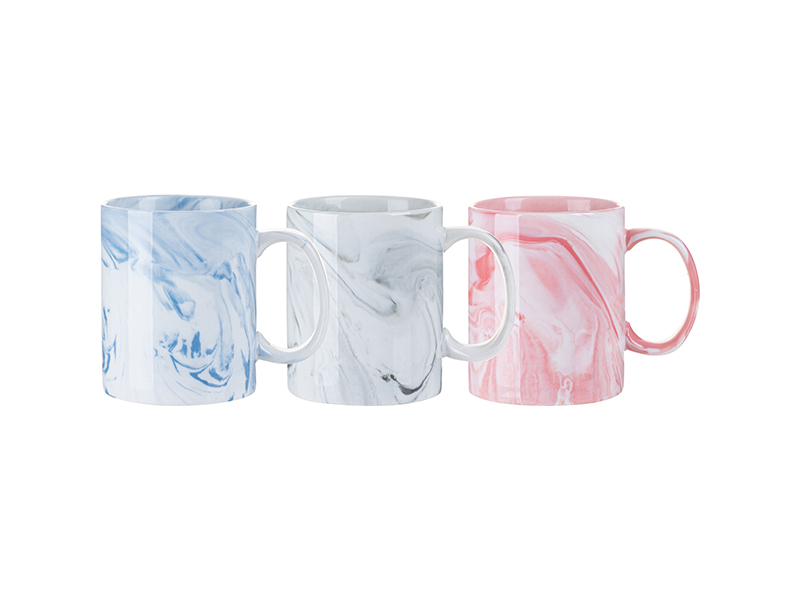 Sublimation Marble Patterned Mugs & Marble Coasters, DIY Marble Decor