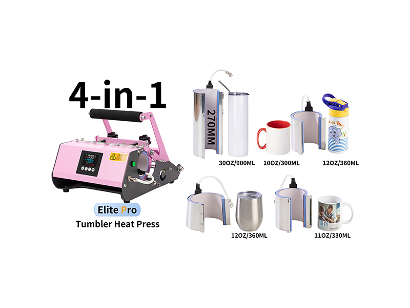 4 in 1 Elite Pro Tumbler Heat Press - BestSub - Sublimation  Blanks,Sublimation Mugs,Heat Press,LaserBox,Engraving Blanks,UV&DTF Printing
