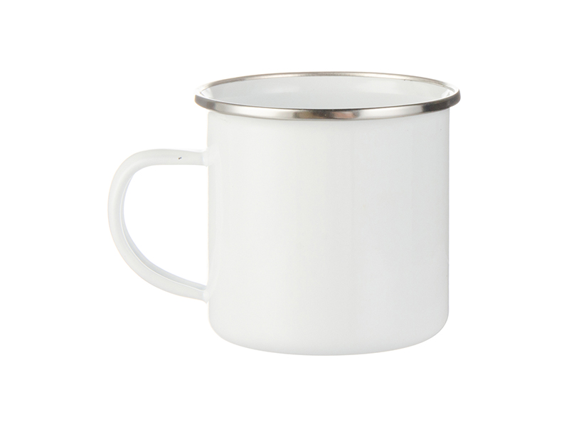 Taza Café Acero Inoxidable 10oz/300ml (Blanco) - BestSub