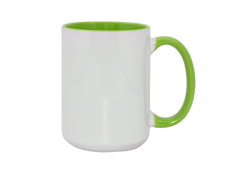 Mug blanc MAX A+ 450 ml avec anse intérieur vert clair Sublimation  Transfert Thermique - BestSub - Sublimation Blanks,Sublimation Mugs,Heat  Press,LaserBox,Engraving Blanks,UV&DTF Printing