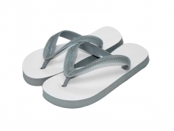 Tongs enfant taille S gris Sublimation Transfert Thermique