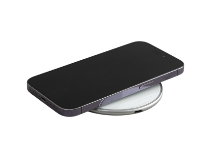 Sublimation  Silver Round Wireless Charger