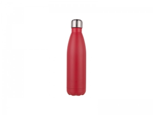 Sublimation 17oz/500ml Stainless Steel Cola Bottle(Matt Red)