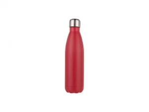 Sublimation 17oz/500ml Stainless Steel Cola Bottle(Matt Red)